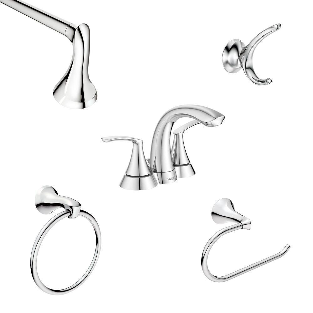 MOEN Darcy 4 in. Centerset 2Handle Bathroom Faucet Combo Kit with Bath