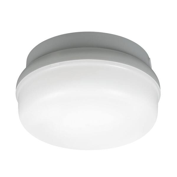 Generation Lighting 1-Light White Round LED Ceiling Flush Mount-DISCONTINUED