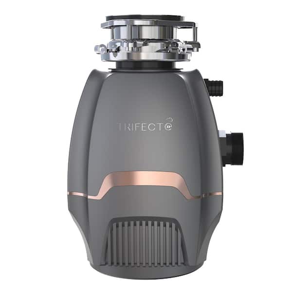 Elexnux 3/4 hp Continuous Feed Garbage Disposal in Black with Energy Saving