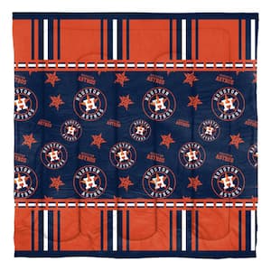 Houston Astros Rotary 5-Piece Queen Size Multi Colored Polyester Bed In a Bag Set