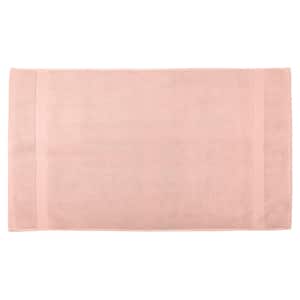 Feather Touch Quick Dry Rose Dust 20 in. x 33 in. 700 GSM Solid 100% Organic Cotton Bath Mat