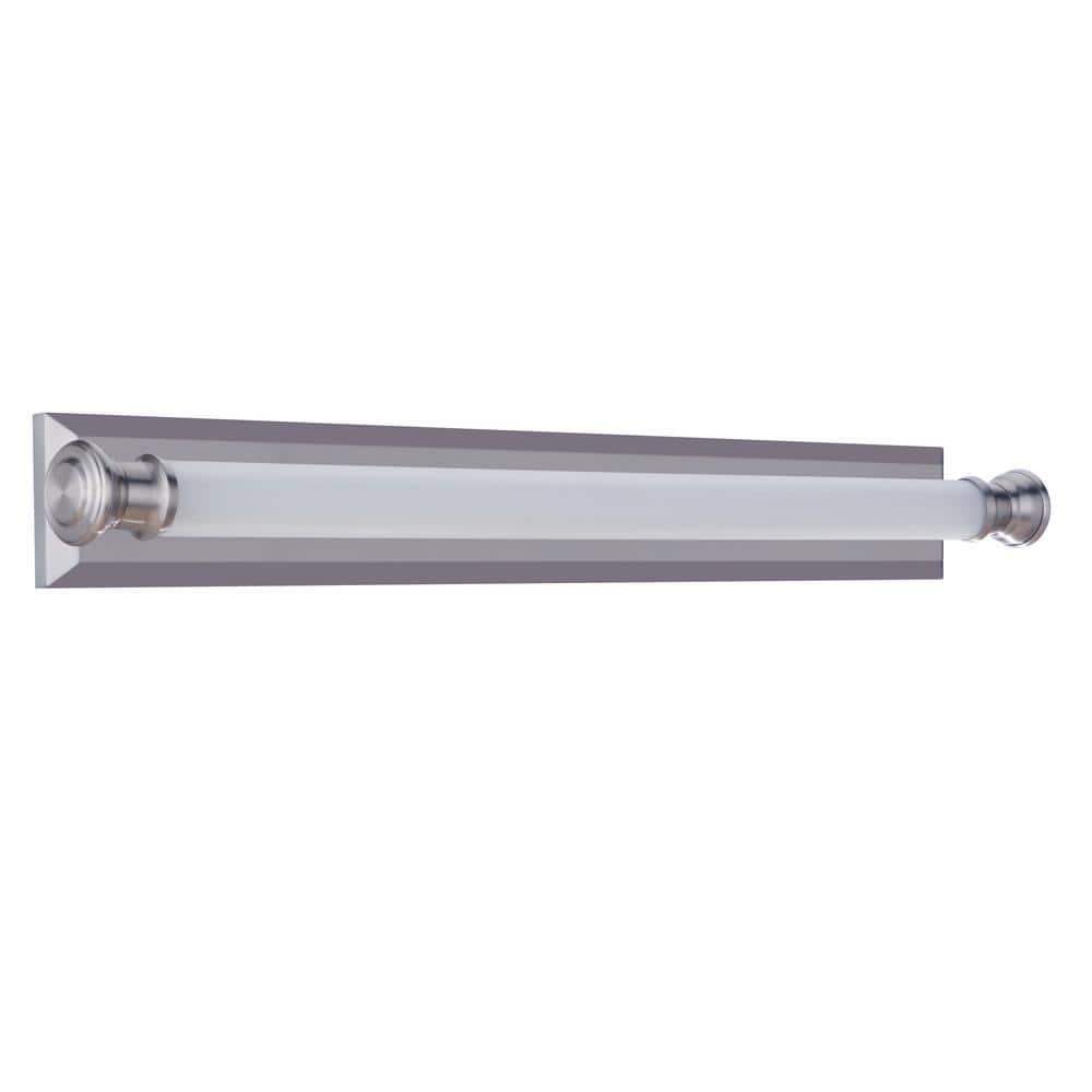 Langston 36 in. Brushed Polished Nickel Finish LED Vanity Light Bar with White Frost Glass price history on PriceWatchPro