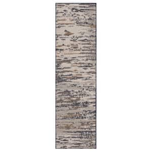 Talcott Storm 2 ft. 1 in. x 5 ft. Modern Contemporary Abstract Painterly Runner Rug