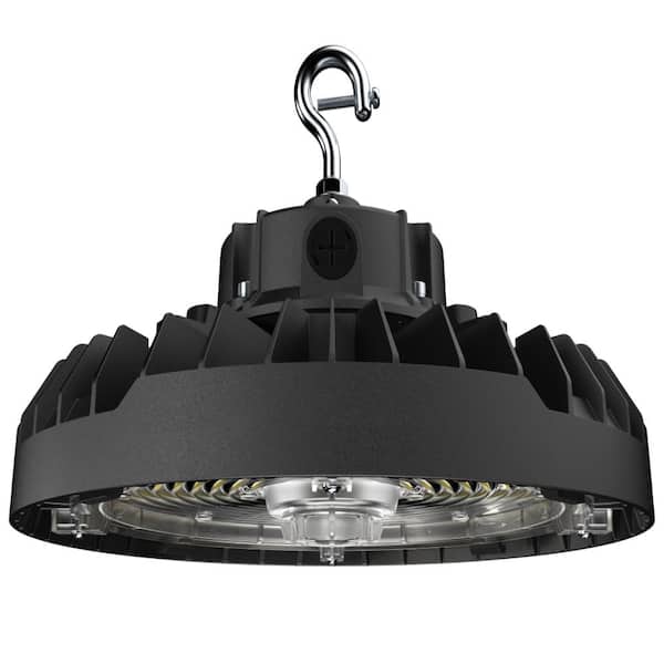 Black LED UFO High Bay Light 240/200/150W Tunable 32600 Lumens ETL & DLC Listed 120-277V(1 Pack)