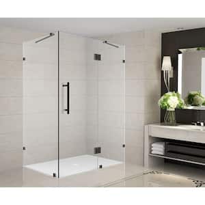 Avalux 42 in. x 36 in. x 72 in. Completely Frameless Shower Enclosure in Oil Rubbed Bronze