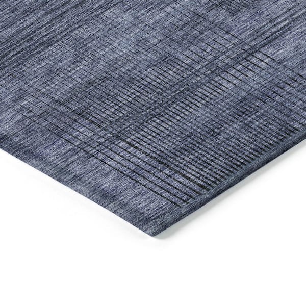 Chantille Machine Washable Indoor/Outdoor Abstract ACN820 Navy 5 ft. x 7 ft. 6 in. Area Rug
