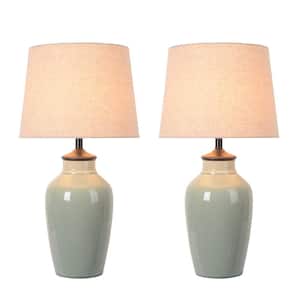 Katy Oatmeal Shade Cylinder Accent Lights Set of 2-360 Lighting