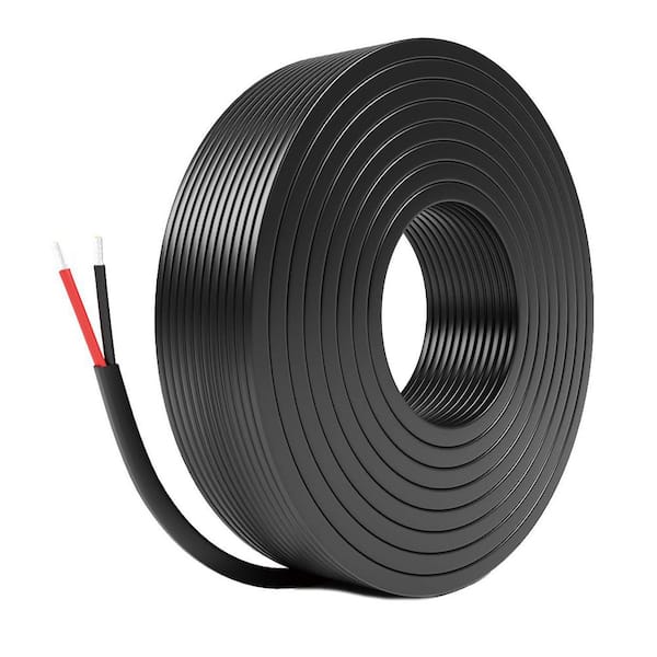 100 ft. 16 / 2 Stranded Landscape Lighting Wire, Oxygen-Free Tinned Copper, Low Voltage for LED Strips, Lamp, Marine