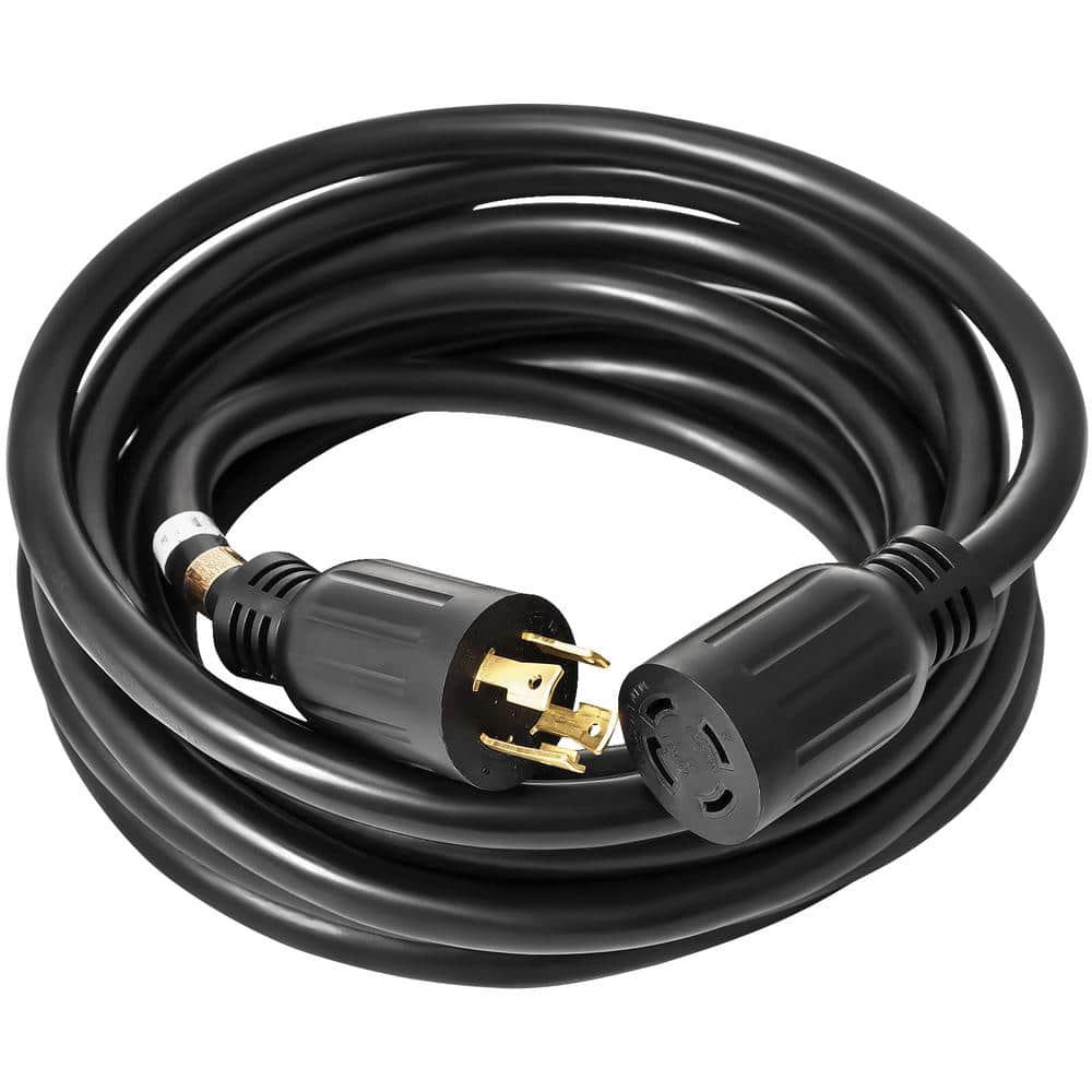 Industrial Ice Machine, 40 ft. , STW, Max 30-Amp, 30-Amp, 125/250-Volt, 14-30 to 14-30 Generator Extension Cord price history on PriceWatchPro