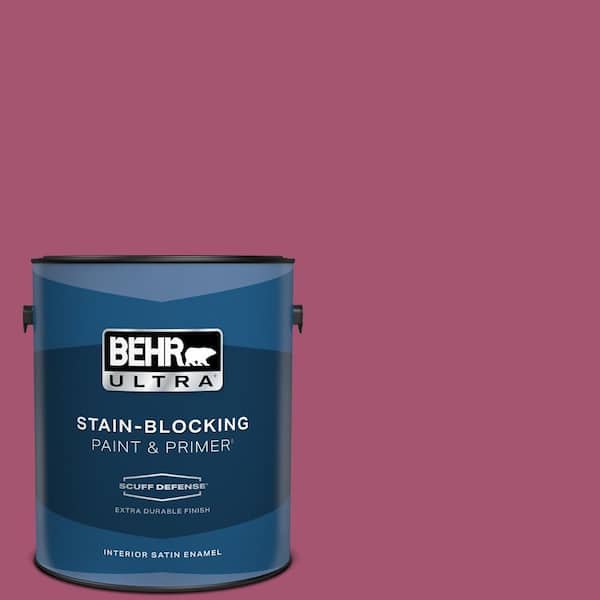 BEHR ULTRA 1 gal. #110B-6 Cran Brook Extra Durable Satin Enamel Interior Paint & Primer