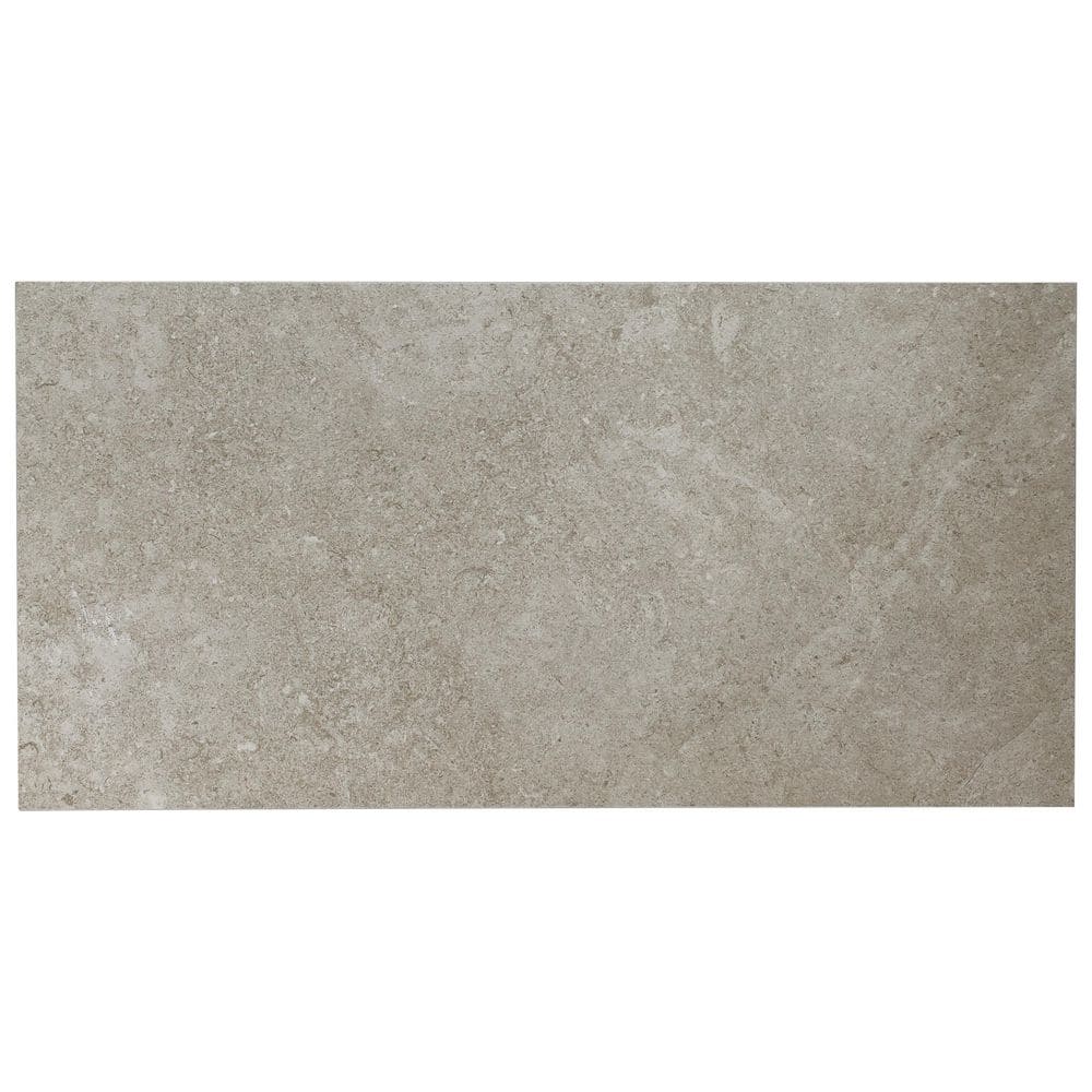 Iris Large Matte Porcelain Floor and Wall Tile in Ivory