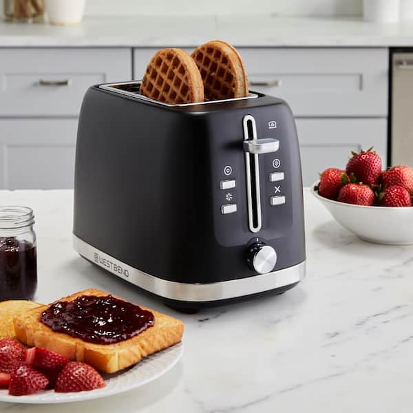  GE Stainless Steel Toaster, 2 Slice, Extra Wide Slots for  Toasting Bagels, Breads, Waffles & More, 7 Shade Options for the Entire  Household to Enjoy