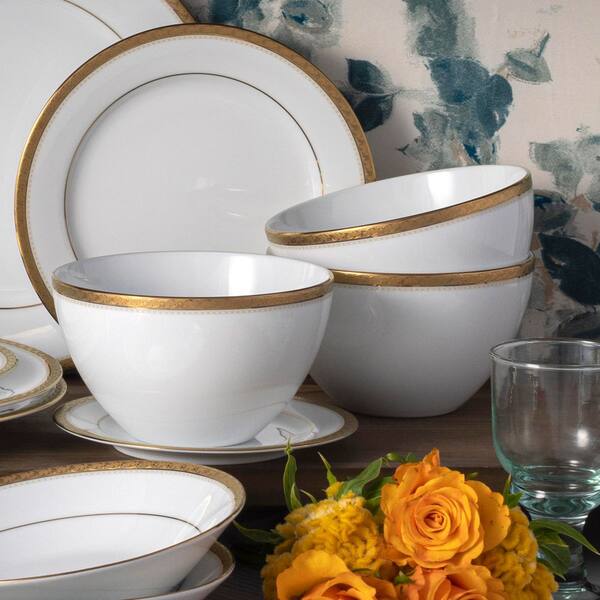 Noritake Noritake Charlotta Gold 6 in. 29 fl. oz. (Gold) Porcelain