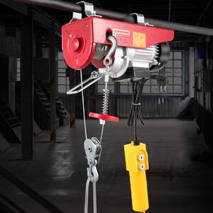 Lift Electric Hoist 440 lbs. Remote Control Electric Winch Overhead Crane 110-Volt for Factories Warehouses Construction
