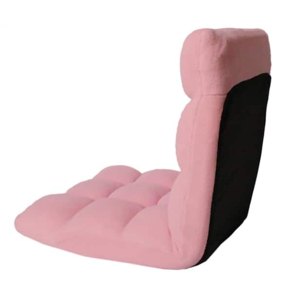 microplush light pink quilted folding gaming