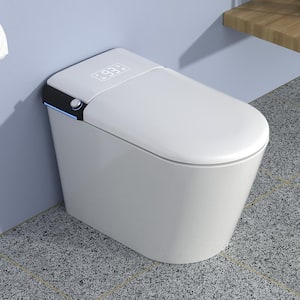 Elongated Bidet Toilet 1.28 GPF in White with Heated, Soft Close