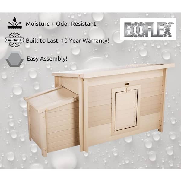 New Age Pet ECOFLEX Fontana Chicken Barn in Tan ECHK103-B - The
