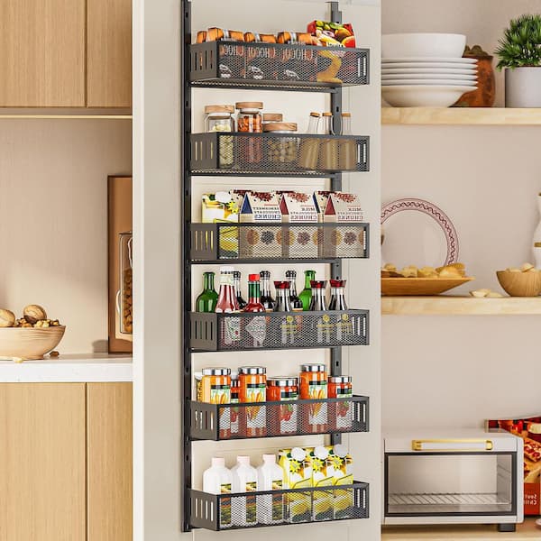 the door pantry organizer over cupboard door spice rack