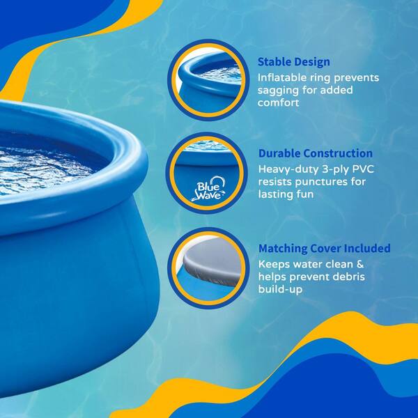 【havehad】Summer easy set-up Navy INTEX Easy Set® 18' x 48