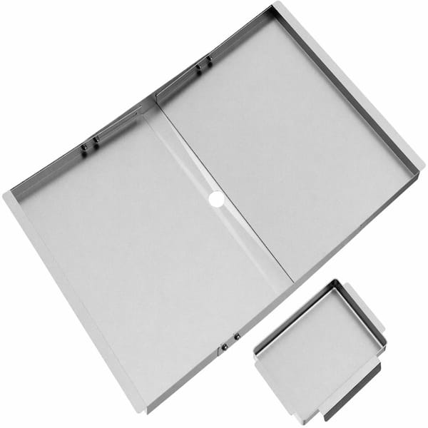3-Pack Adjustable Grill Grease Tray with Catch Pan for Outdoor Grill Maintenance and Repair Dyna Replacement