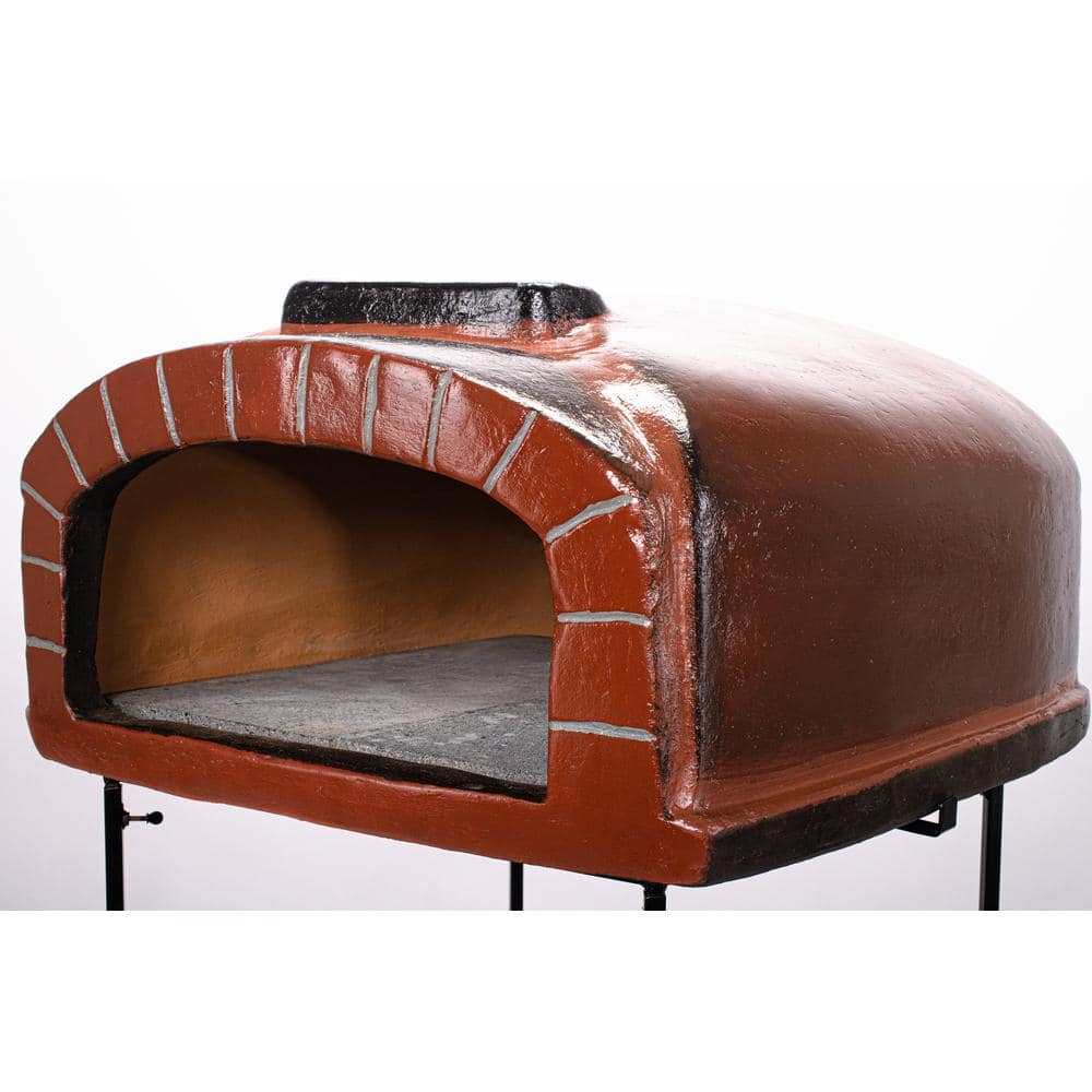 Vesuvius Talavera Clay Freestanding Wood-Fired Outdoor Pizza Oven