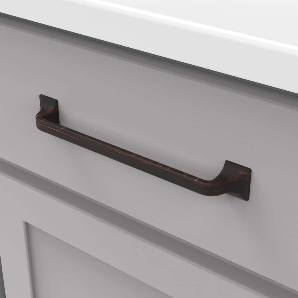 Vintage Bronze 8 7/8" Transitional Kitchen Cabinet Handles