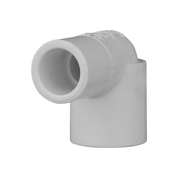 Charlotte Pipe 1 in. PVC Schedule. 40 90-degree Spigot x S Street Elbow Fitting