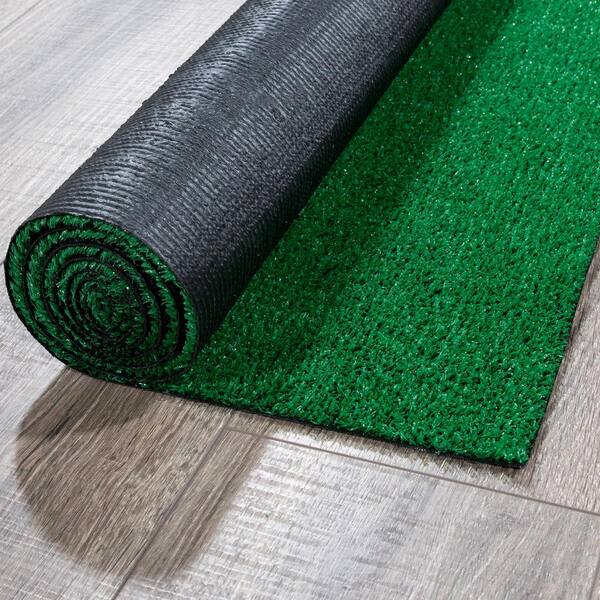 Green Artificial Grass Rug G800 2x5, Artificial Grass Rugs At Home Depot