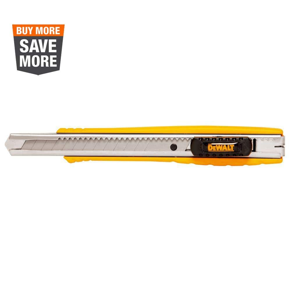 DEWALT 9 mm Metal Body Snap Knife DWHT10037 The Home Depot