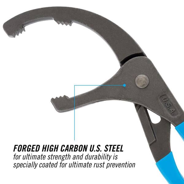 ● CARTEL Channellock 12 in. Oil Filter/PVC Plier, Angled Head 2012