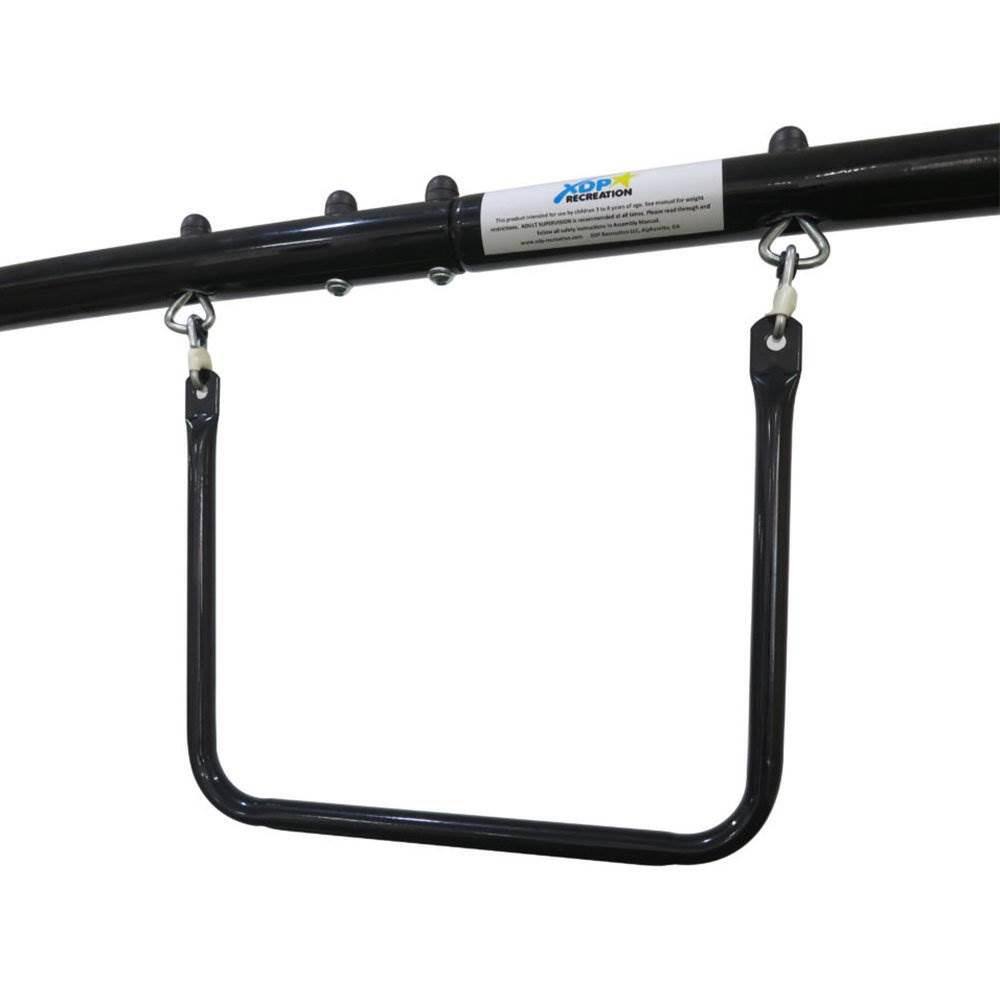 Titan Outdoor Playground Swing Set with Yellow Slide and Steel Frame
