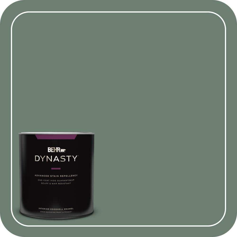1 qt. #460F-5 Island Palm Eggshell Enamel Interior Stain-Blocking Paint & Primer price history on PriceWatchPro