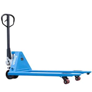 Professional Grade M25 Manual Pallet Jack 5,500 lbs. 27 in. x 48 in. German Seal System with Polyurethane Wheels