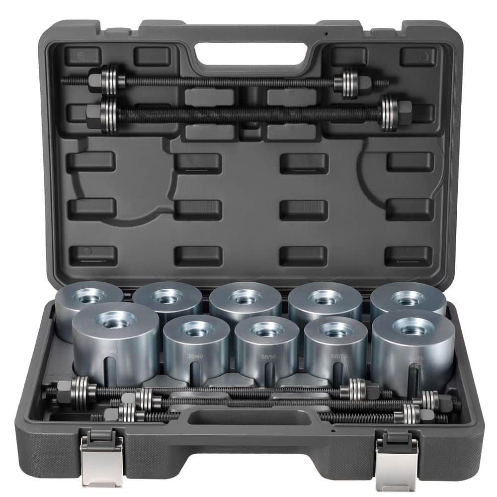 27 PCS Pull and Press Sleeve Kit, Steel Bush Bearing Removal and Installation Set, Bush Removal Insertion Sleeve Tools price history on PriceWatchPro
