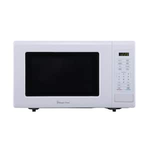 Magic Chef 0.9 cu. ft. Countertop Microwave in Stainless Steel with Gray  Cavity HMM990ST - The Home Depot