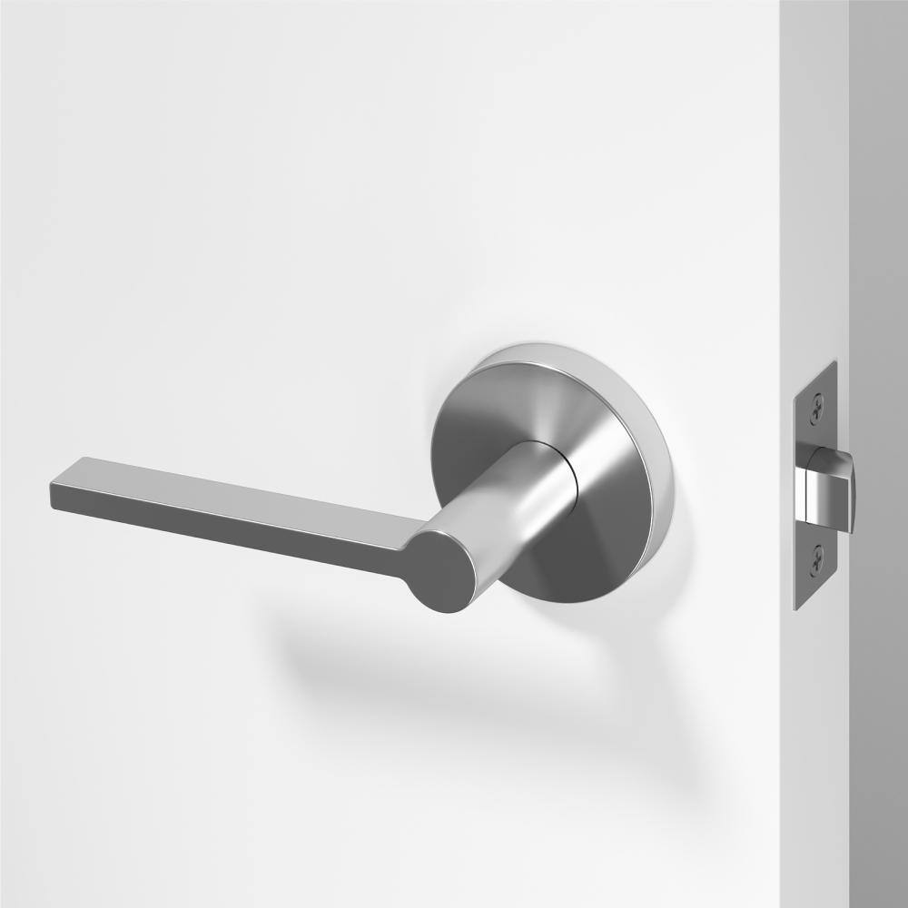 Muse Metal Chrome Passage Hall/Closet Flat Door Handle with Round Rosette price history on PriceWatchPro