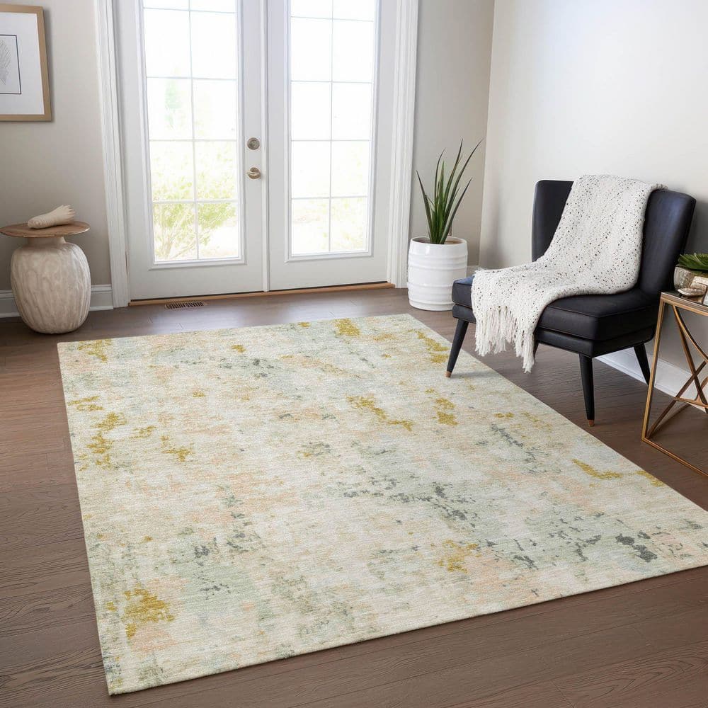 Chantille Machine Washable Indoor/Outdoor Abstract ACN1753 Beige 8 ft. x 10 ft. Area Rug price history on PriceWatchPro