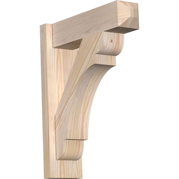 Ekena Millwork 6 in. x 22 in. x 18 in. Douglas Fir Olympic Craftsman Smooth Outlooker