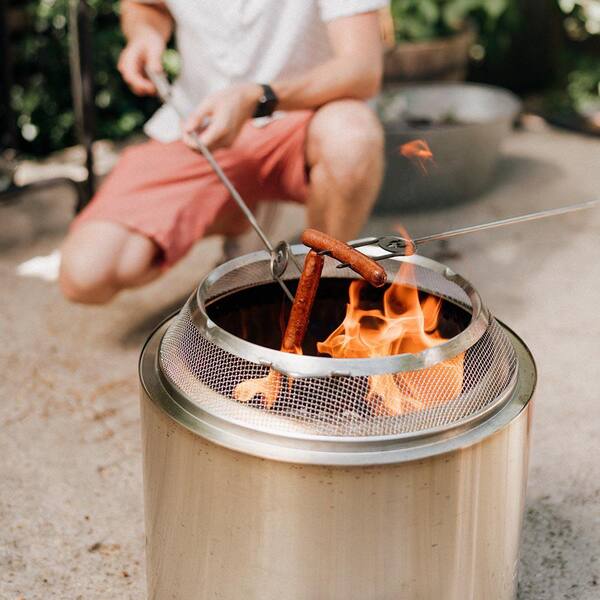 Stainless Steel Lid For Solo Stove Bonfire – Smokeless Fire Pit Accessory, Outdoor