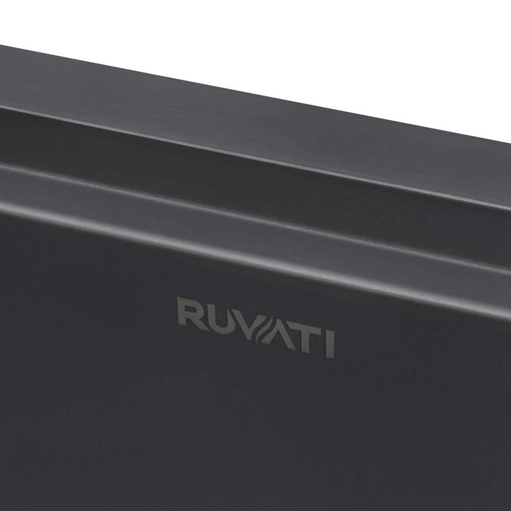 Ruvati 33 inch Stainless Steel Workstation Undermount Kitchen Sink Single Bowl