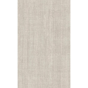 Taupe Plain Look Textured Print Non-Woven Non-Pasted Textured Wallpaper 57 sq. ft.