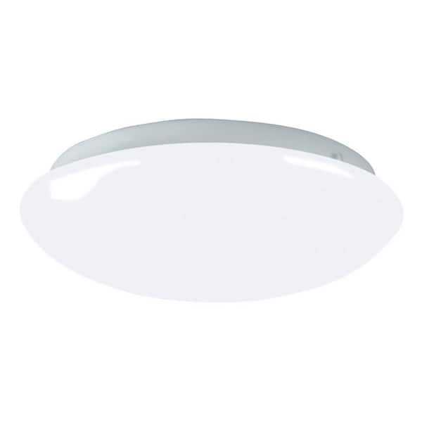 AFX Camden 14 in. 27-Watt 4000K White Integrated LED Flush Mount