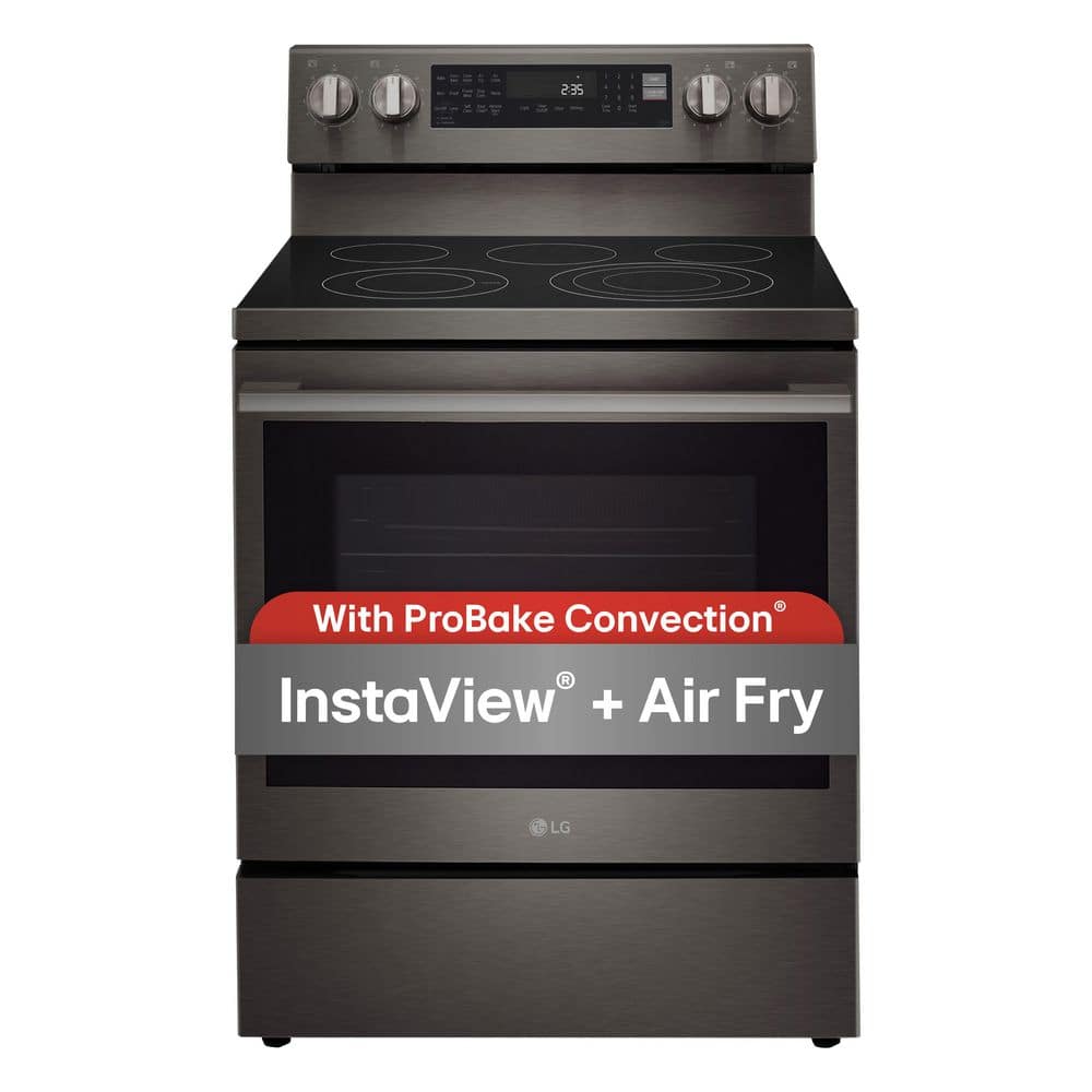 30 in. 5 Element Freestanding Electric Range in Stainless Steel Air Fry, ProBake Convection, InstaView, & Premium Handle price history on PriceWatchPro