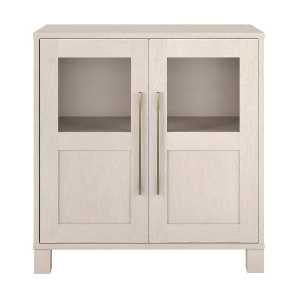 Alder White 28" Adjustable Shelving Accent Cabinet