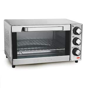 1100 W 4-Slice Stainless Steel Toaster Oven