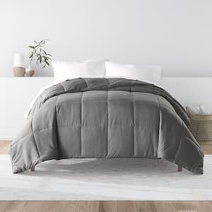Performance Gray Solid King Comforter