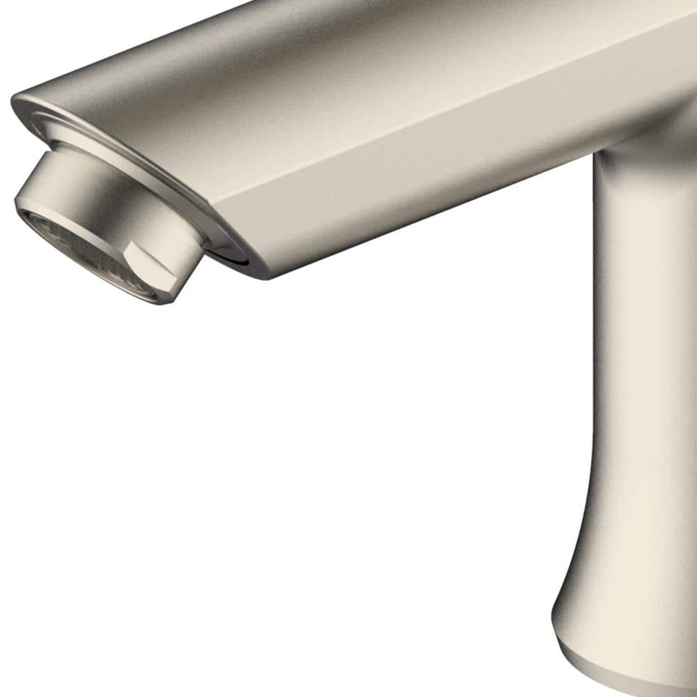 Brushed Nickel Single Handle Bathroom Faucet