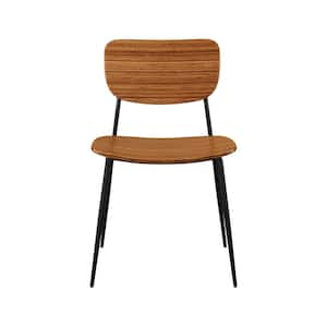 2-Piece Soho Amber Brown Side Chair
