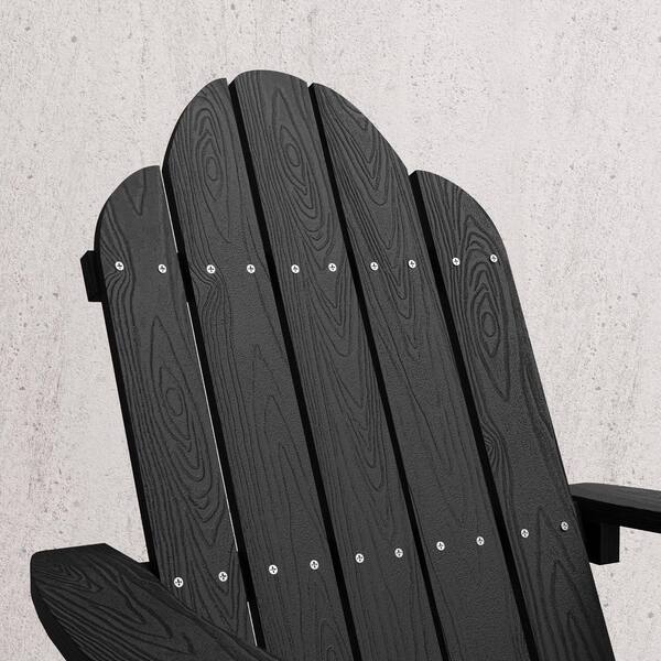 LUE BONA Amanda Black Recycled Plastic Poly Weather Resistant