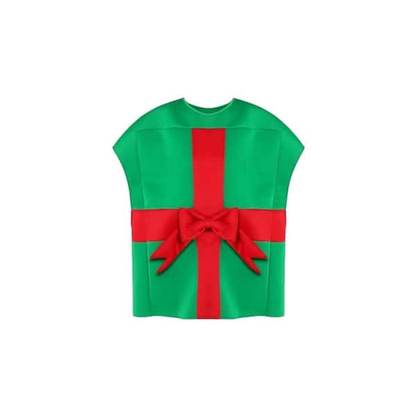 Adult Red Green Christmas Costume for Women Present Cosplay Apparel Costume with Gift Card